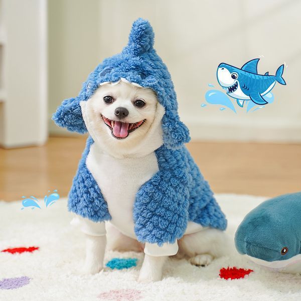 Толстовка для собак Акула XS Голубой фото 8