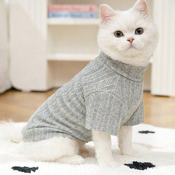 Толстовка для котів (кішок) Колосок XS Сірий фото 1