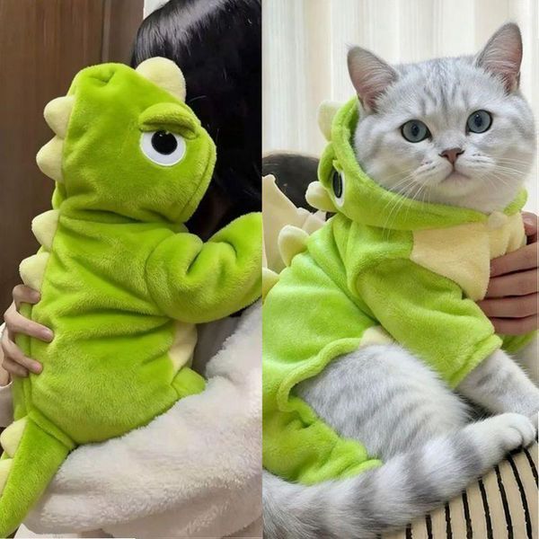 Костюм для котів (кішок) флісовий Ігуана XS Салатовий фото 8