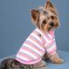 Флісова кофта для собак Смужечка 2XL Рожевий 6249 фото 1