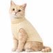 Светр для котів (кішок) Косичка XS Бежевий 6048 фото 1