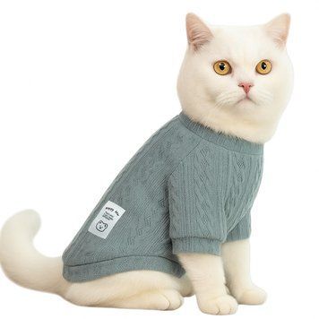 Кофта для котів (кішок) Мереживо XL М'ятний фото 1