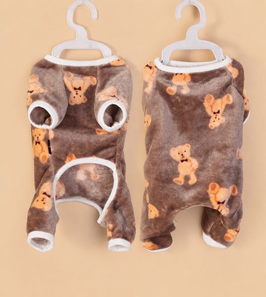 Костюм для котів (кішок) флісовий Вінні XS Коричневий фото 2