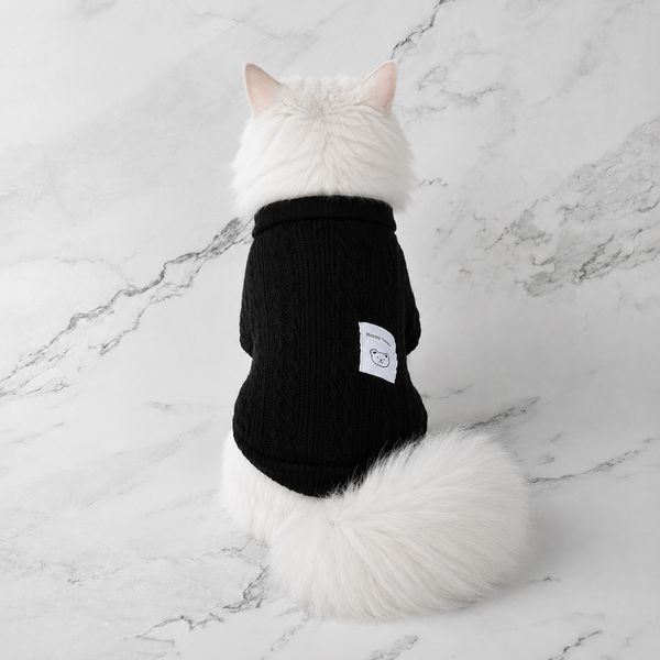 Кофта для котов (кошек) Кружево XS Черный фото 4