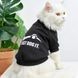 Толстовка для котов (кошек) Найк XS Черный 6570 фото 1