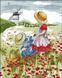 Набір для вишивання хрестиком 31х37 Діти на лузі Joy Sunday F196 109485561 фото 1