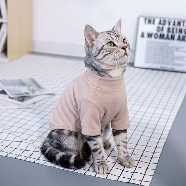 Толстовка для котов (кошек) Лапка S Пудра фото 3