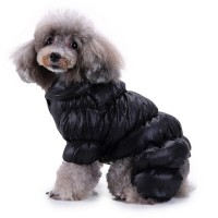 Зимний комбинезон «Дутик» для собак черный