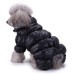 Зимний комбинезон «Дутик» для собак черный, размер XL