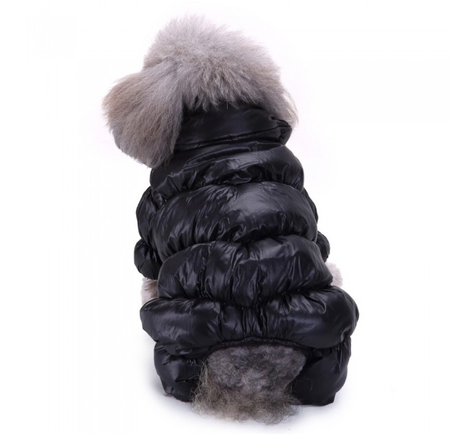 Зимний комбинезон «Дутик» для собак черный, размер 2XL