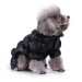Зимний комбинезон «Дутик» для собак черный, размер S