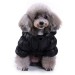 Зимний комбинезон «Дутик» для собак черный, размер M