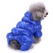 Зимний комбинезон «Дутик» для собак синий, размер M