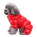 Зимний комбинезон «Дутик» для собак красный, размер L