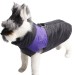 Жилетка для собак «Спорт», черно-фиолетовая, размер 2XL