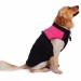 Жилетка для собак «Спорт», черно-розовая, размер 4XL