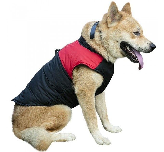 Жилетка для собак «Спорт», черно-красная, размер 7XL