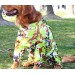 Дождевик для больших собак «Камуфляж», зеленый, размер 5XL