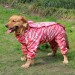 Дождевик для больших собак «Камуфляж», розовый, размер 5XL