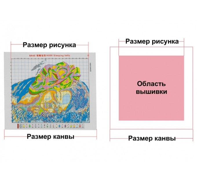 Набор для вышивания крестом 59х44 Винтажная роза Joy Sunday H772