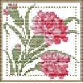 Набор для вышивания крестом 17х17 Нежный цветок (1) Joy Sunday H423