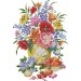 Набор для вышивания крестом 39х54 Яркие цветы Joy Sunday H313