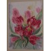Набор для вышивания крестом 37х48 Розовые тюльпаны Joy Sunday H720