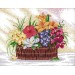 Набор для вышивания крестом 48х38 Цветочная корзинка Joy Sunday H415