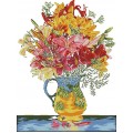 Набор для вышивания крестом 53х69 Цветы в вазе Joy Sunday H668