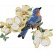 Набор для вышивания крестом 27х21 Синяя птичка Joy Sunday D525