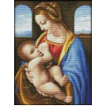 Набор для вышивания крестом 33х42 Мадонна с младенцем Joy Sunday RA102