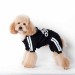 Спортивный костюм для собак «Adidog», черный, размер S