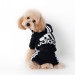 Спортивный костюм для собак «Adidog», черный, размер M