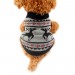 Свитер для собак «Олени», черный, размер XL