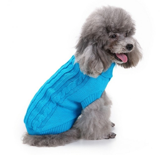 Свитер для собак «Премиум», голубой, размер XS