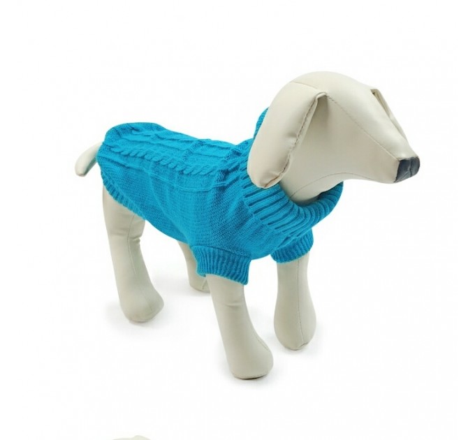 Свитер для собак «Премиум», голубой, размер S
