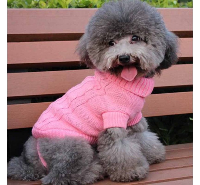 Свитер для собак «Премиум», розовый, размер XS