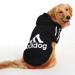 Толстовка Adidog для собак черная, размер L