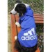 Толстовка Adidog для собак синяя, размер 7XL
