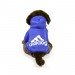 Толстовка Adidog для собак синяя, размер 2XL
