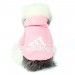 Толстовка Adidog для собак розовая, размер 7XL