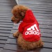 Толстовка Adidog для собак красная, размер L
