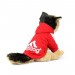 Толстовка Adidog для собак красная, размер 2XL