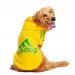 Толстовка Adidog для собак желтая, размер 4XL