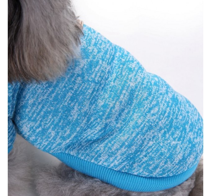 Джемпер для собак «Классик», голубой, размер XS