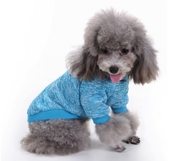 Джемпер для собак «Классик», голубой, размер L