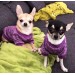 Джемпер для собак «Классик», фиолетовый, размер XL
