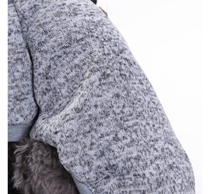 Джемпер для собак «Классик», серый, размер 2XL