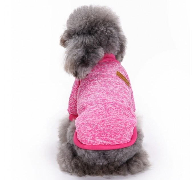 Джемпер для собак «Классик», малиновый, размер XL