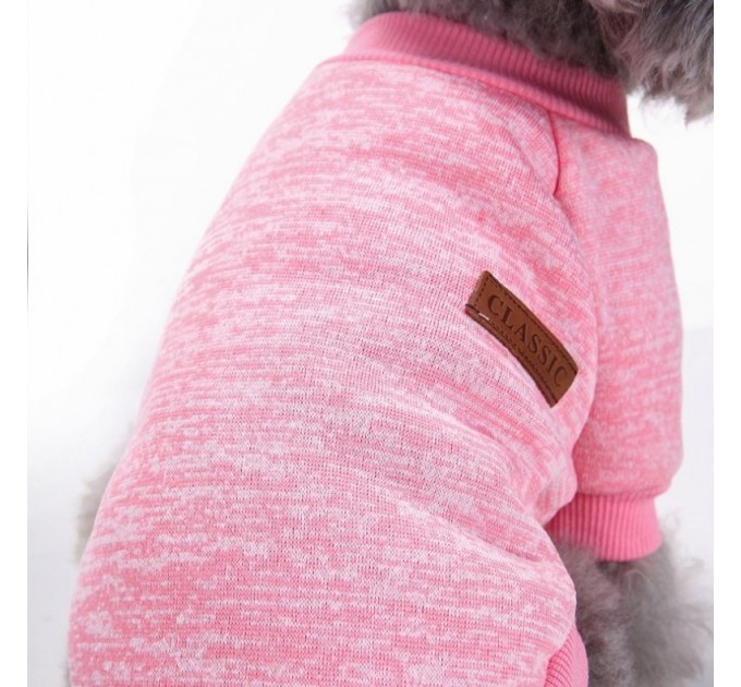 Джемпер для собак «Классик», розовый, размер XS